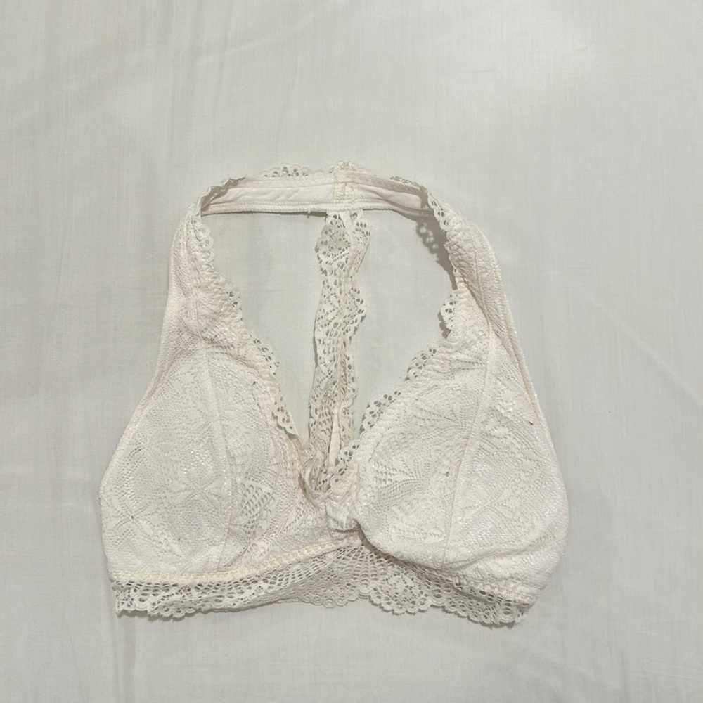halter lace bralette